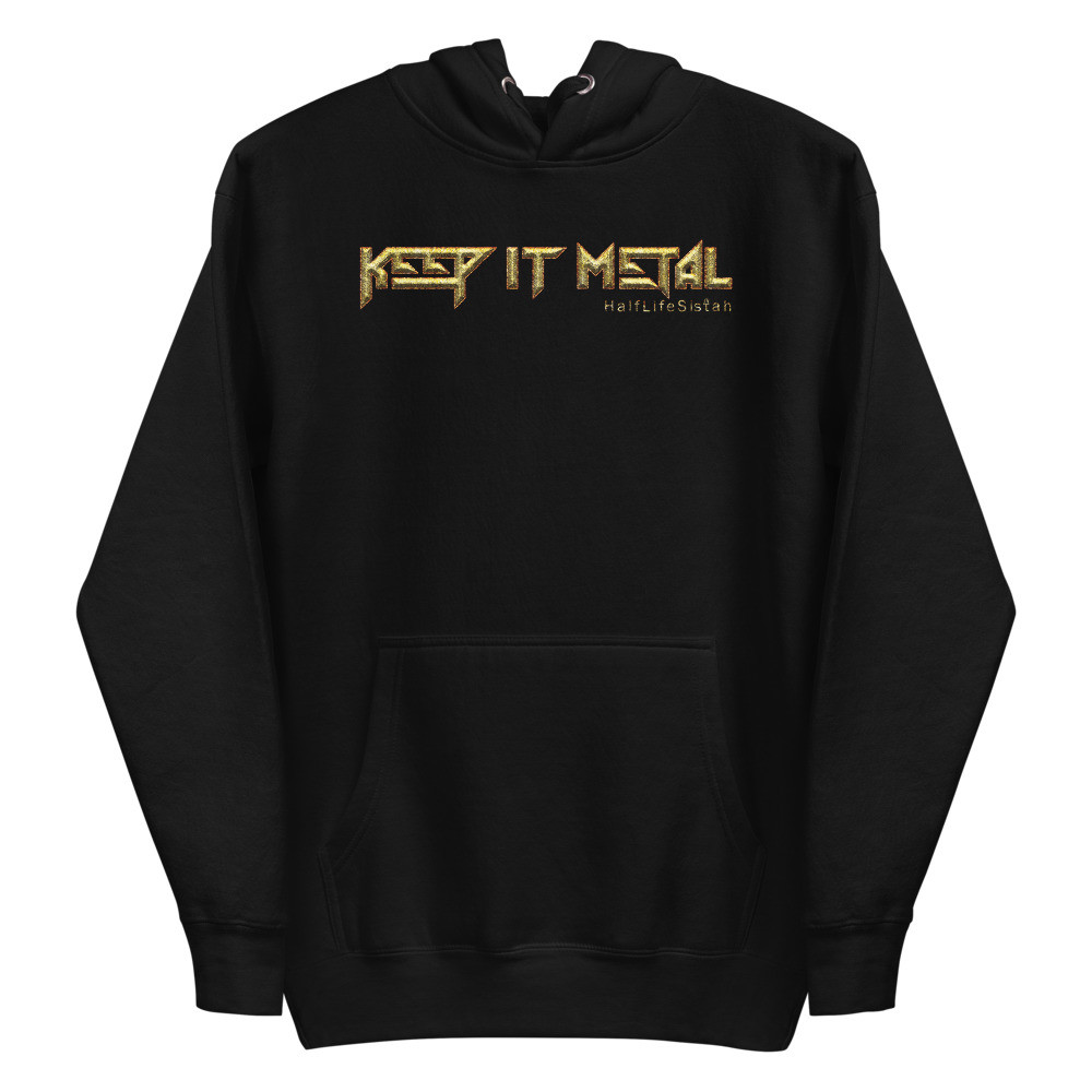 ''Keep It Metal'' SkyRez - Unisex Premium Hoodie - Gold