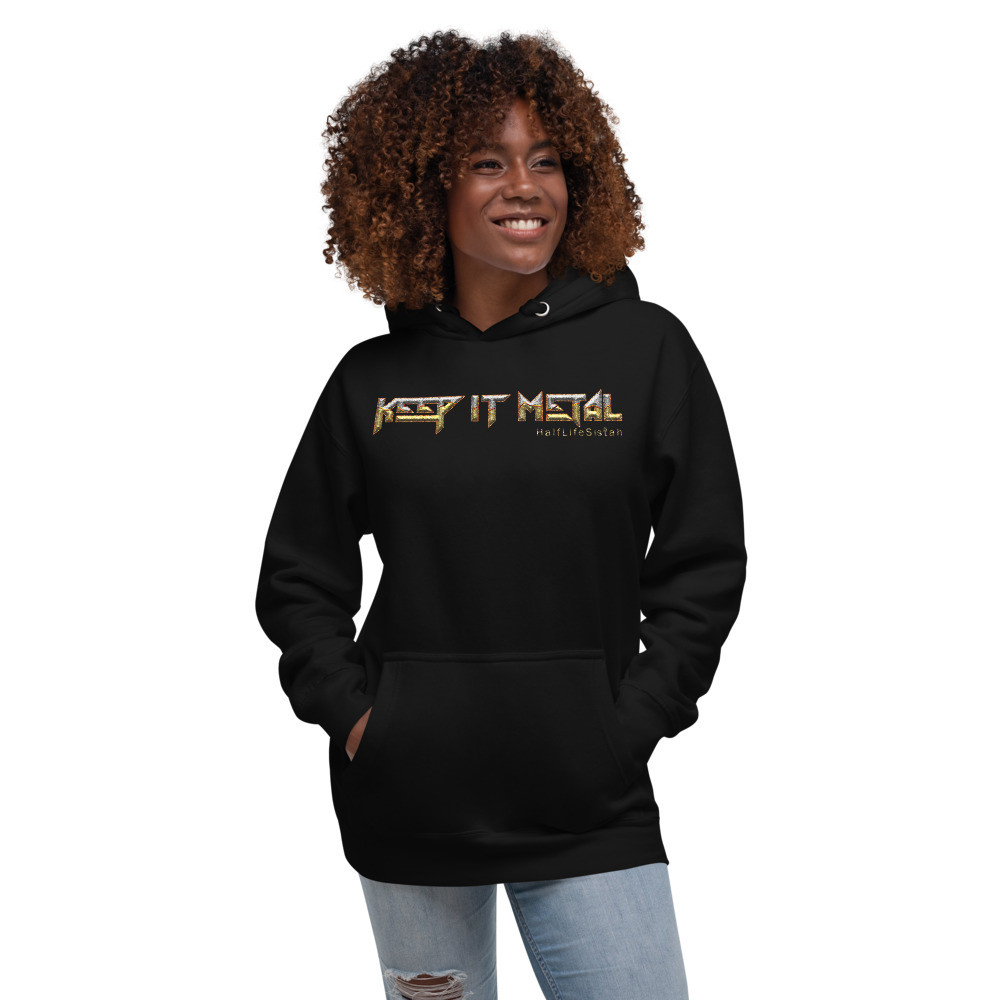 ''Keep It Metal'' SkyRez - Unisex Premium Hoodie - Electrum