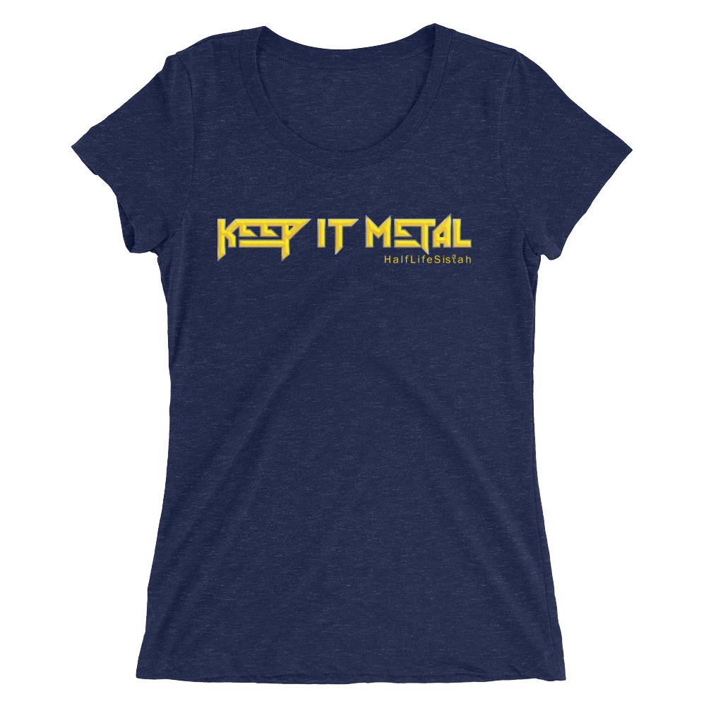 ''Keep It Metal'' SkyRez - Women's Tri-Blend T-shirt - Yhelloh