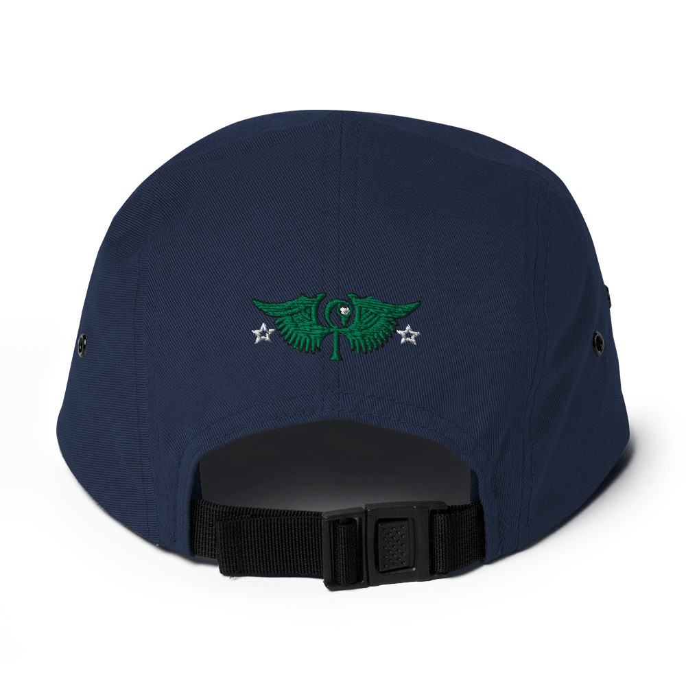 HLS Unity Wings - Five Panel Embroidered Hat - KellyGreen