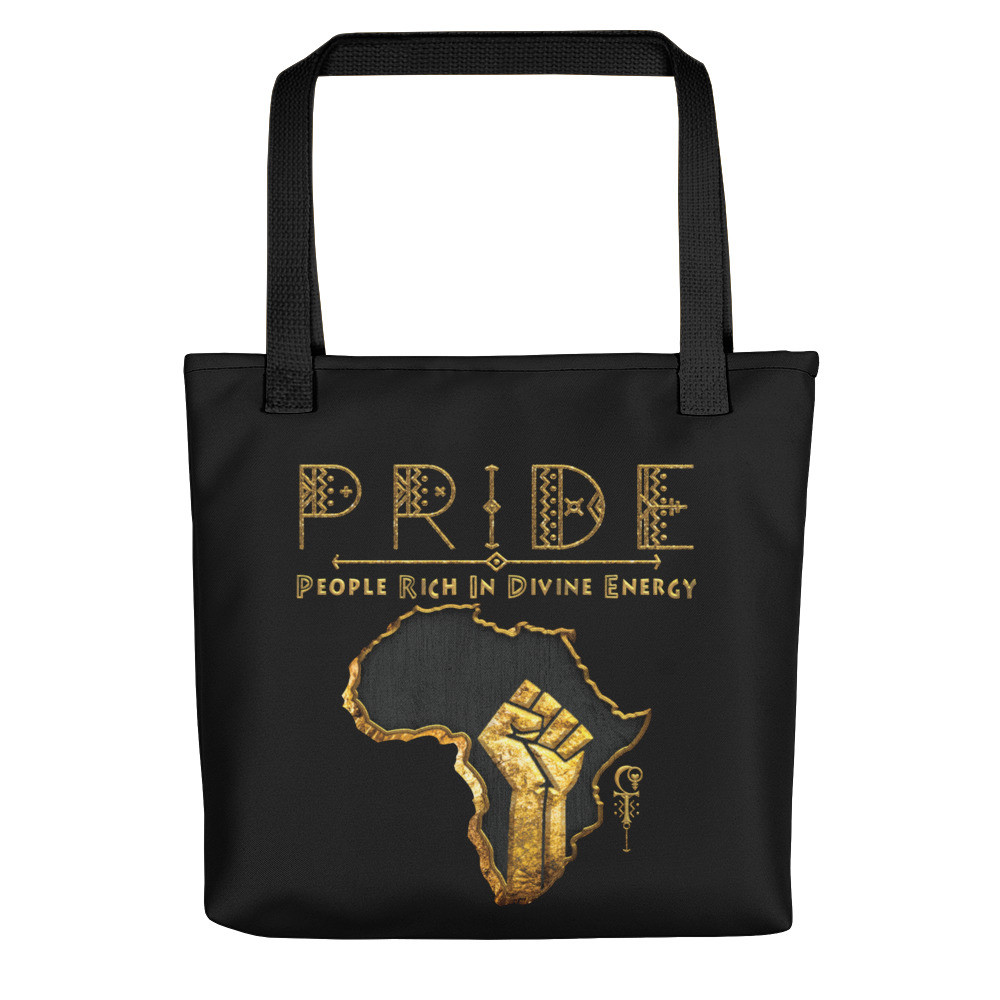Black Pride - Gold & Wood - Tote bag - V1