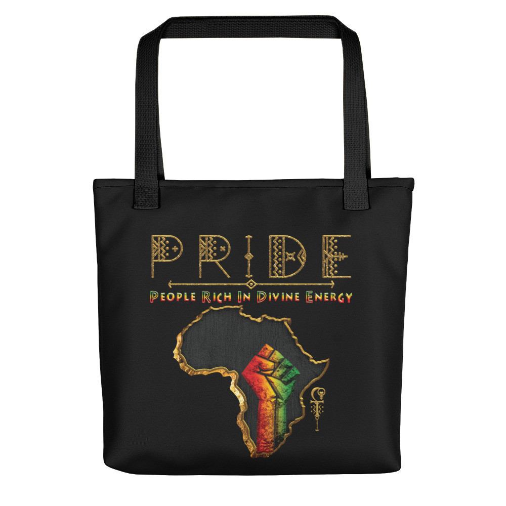 Black Pride - Gold & Wood - Tote bag V2