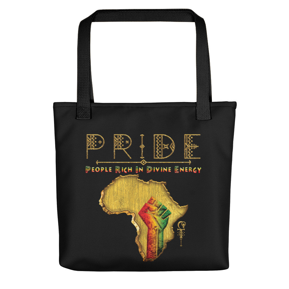 Black Pride - Gold & Wood - Tote bag V3