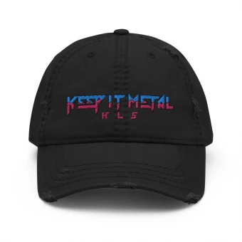 ''Keep It Metal'' SkyRez - Distressed Dad Hat - Blink