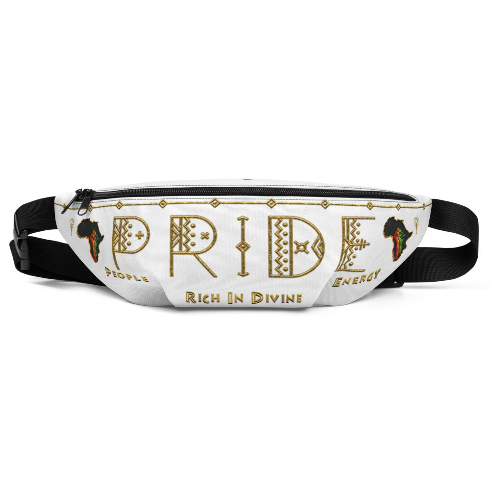 Black Pride - Gold & Wood - Fanny Pack - V2 - WT