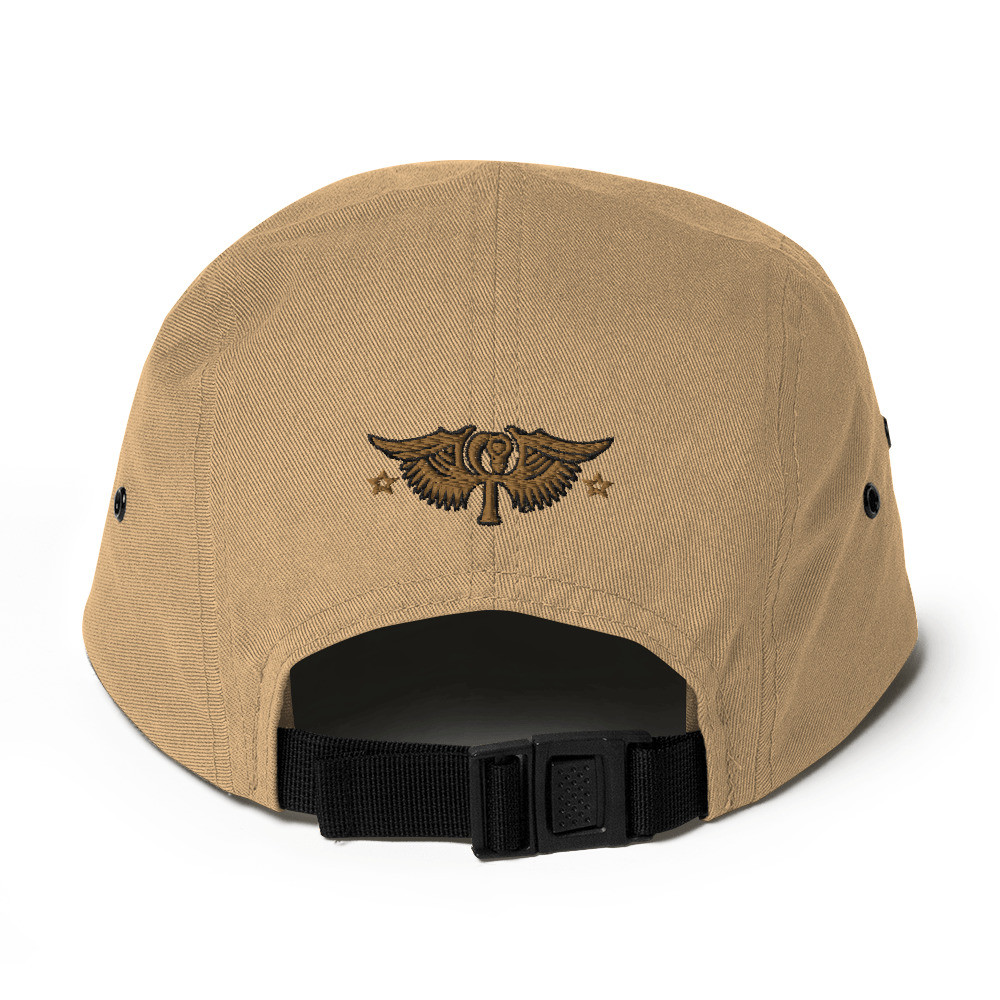 HLS Unity Wings - Five Panel Embroidered Hat - Gold