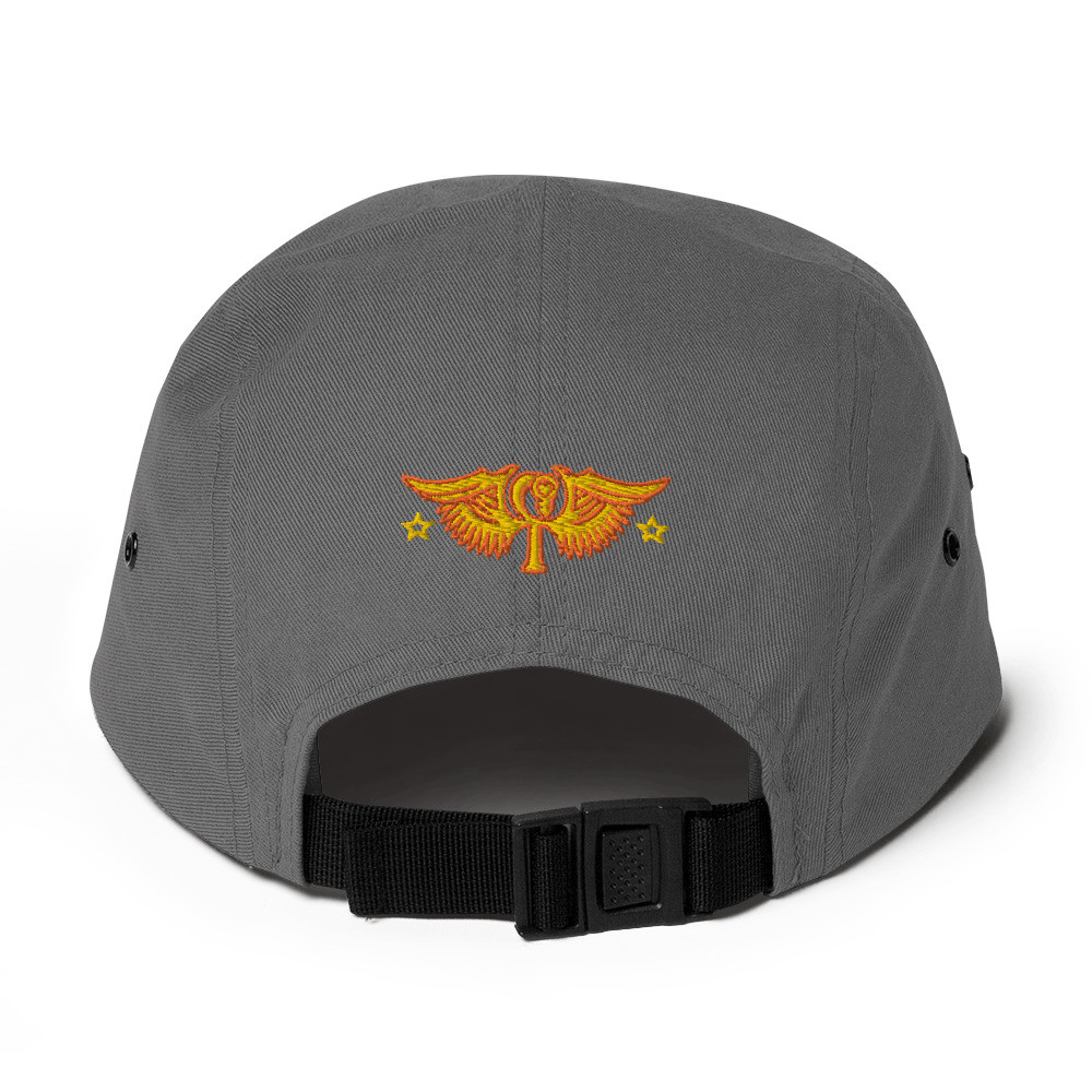 HLS Unity Wings - Five Panel Embroidered Hat - Citrus