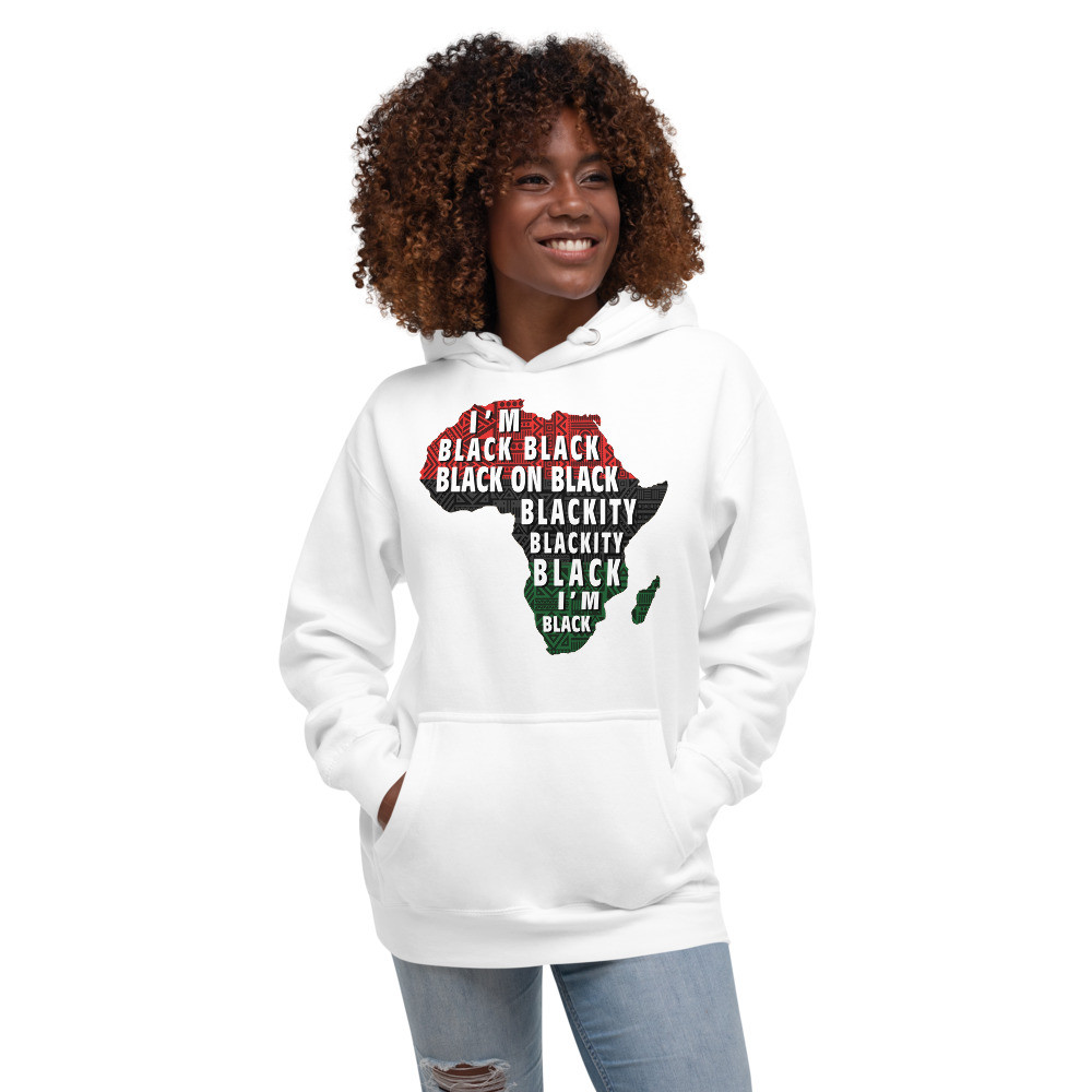 Blackity-BLACK - Unisex Hoodie - Safari V2