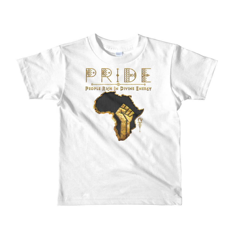 Black Pride - Gold & Wood - Kids T-Shirt