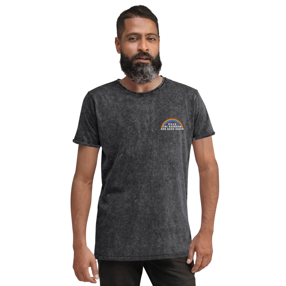 Over The Rainbow - Unisex Denim T-Shirt