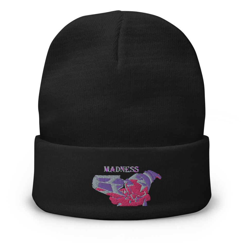 Madness Embroidered Beanie