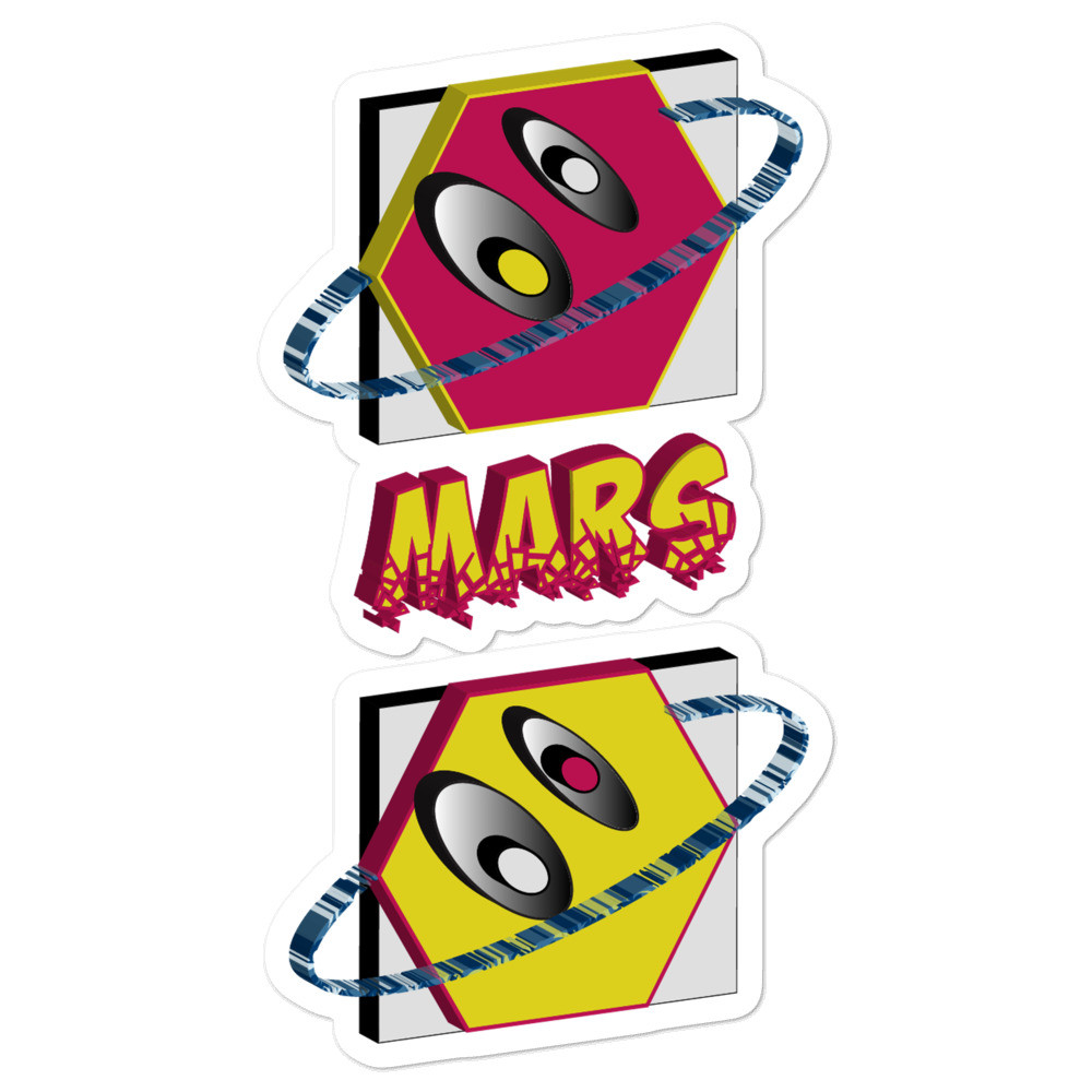 MARS Orbital Bubble-free stickers