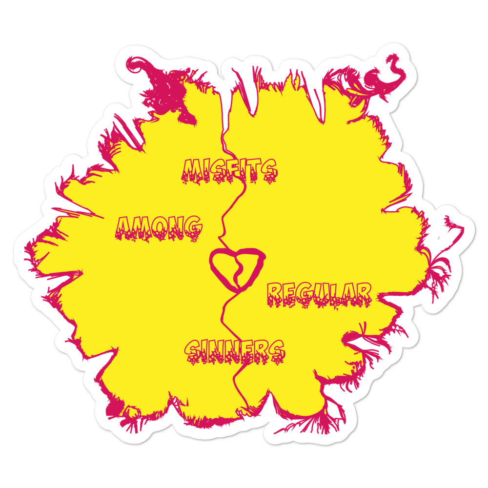 MARS Acronym Bubble-free stickers