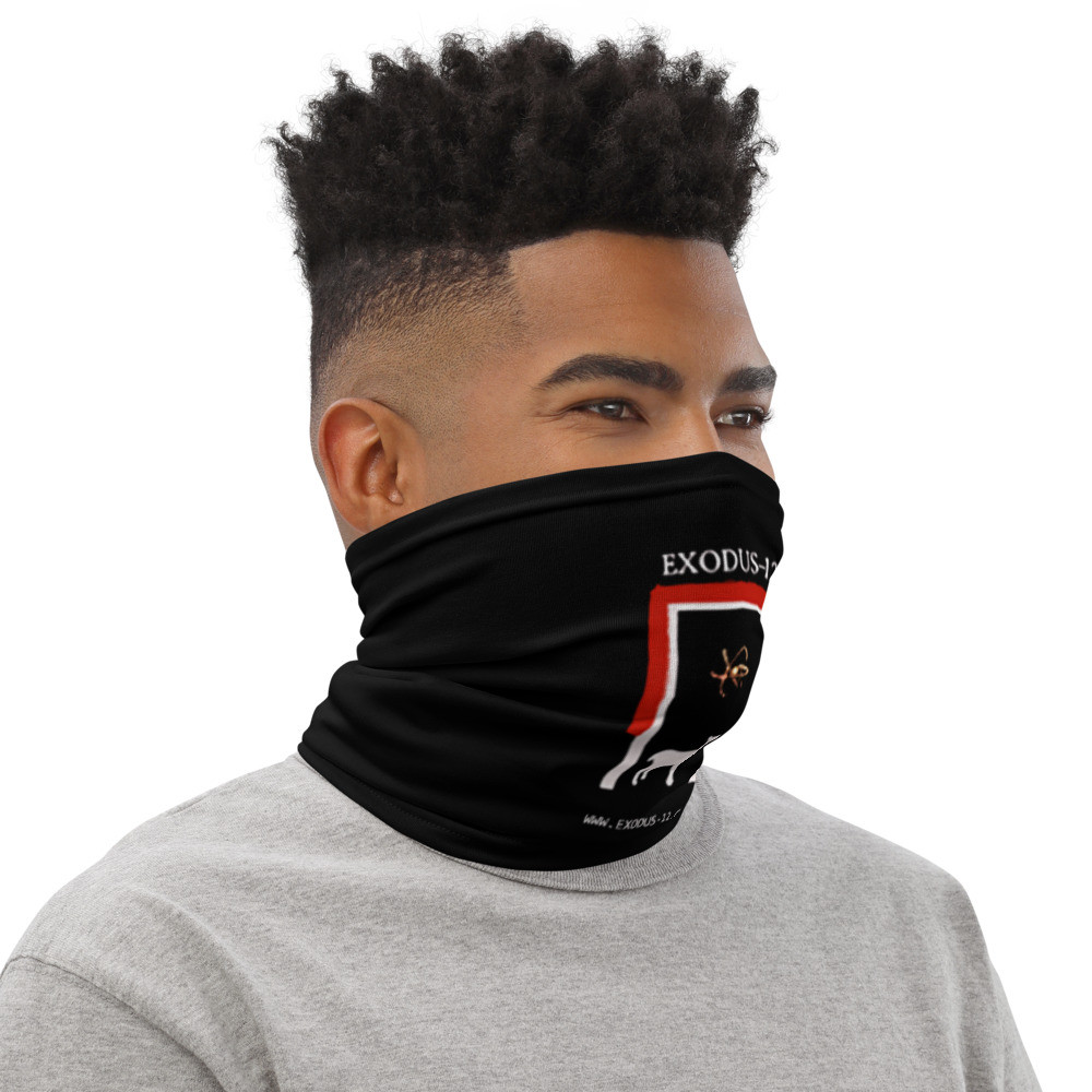EXODUS-12 Premium Neck Gaiter Washable and reusable