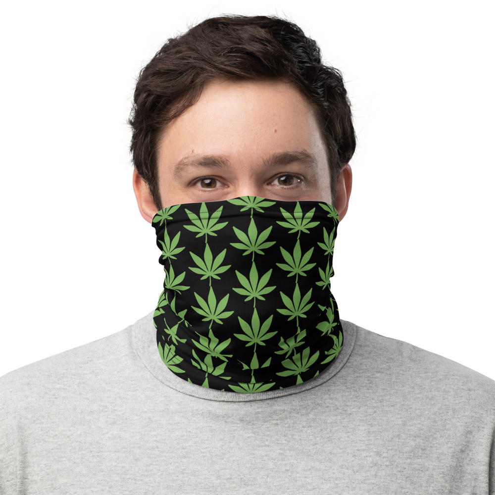 Neck Gaiter, Neck Buff, Tube Scary, Unisex Pot Leaf 420 Face Masks, Headband, Wrist Band, Social Distancing Face Cover