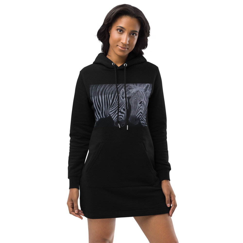 Zebra Love Hoodie dress