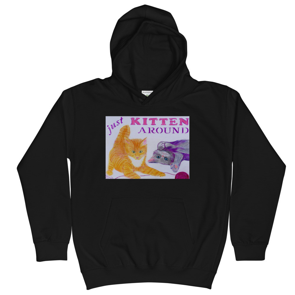 Kid’s Just Kitten Around Hoodie