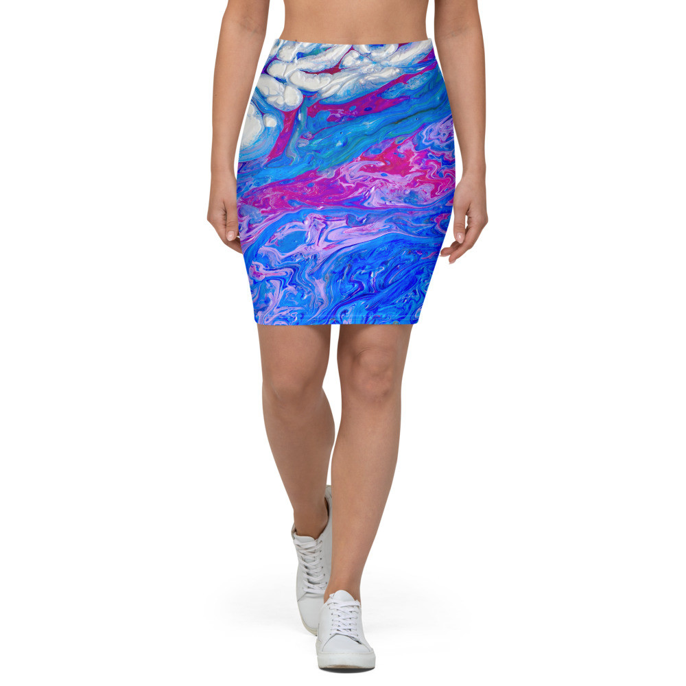 Swept Away Pencil Skirt