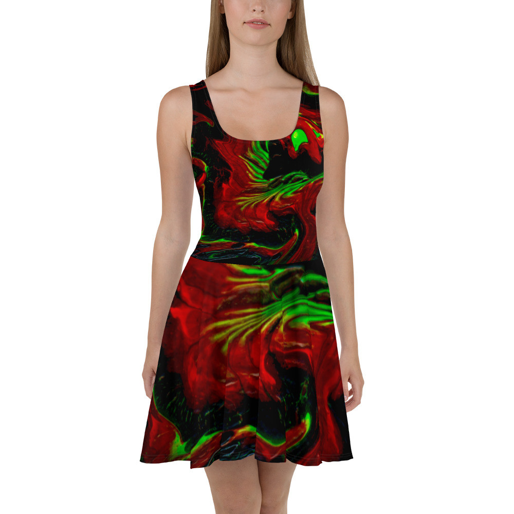 Hot Lava Skater Dress