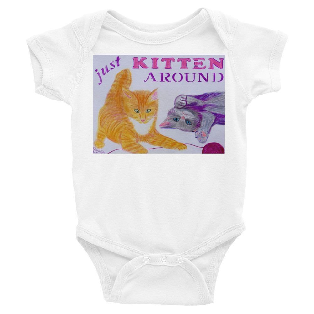 Just Kitten Around Infant Bodysuit