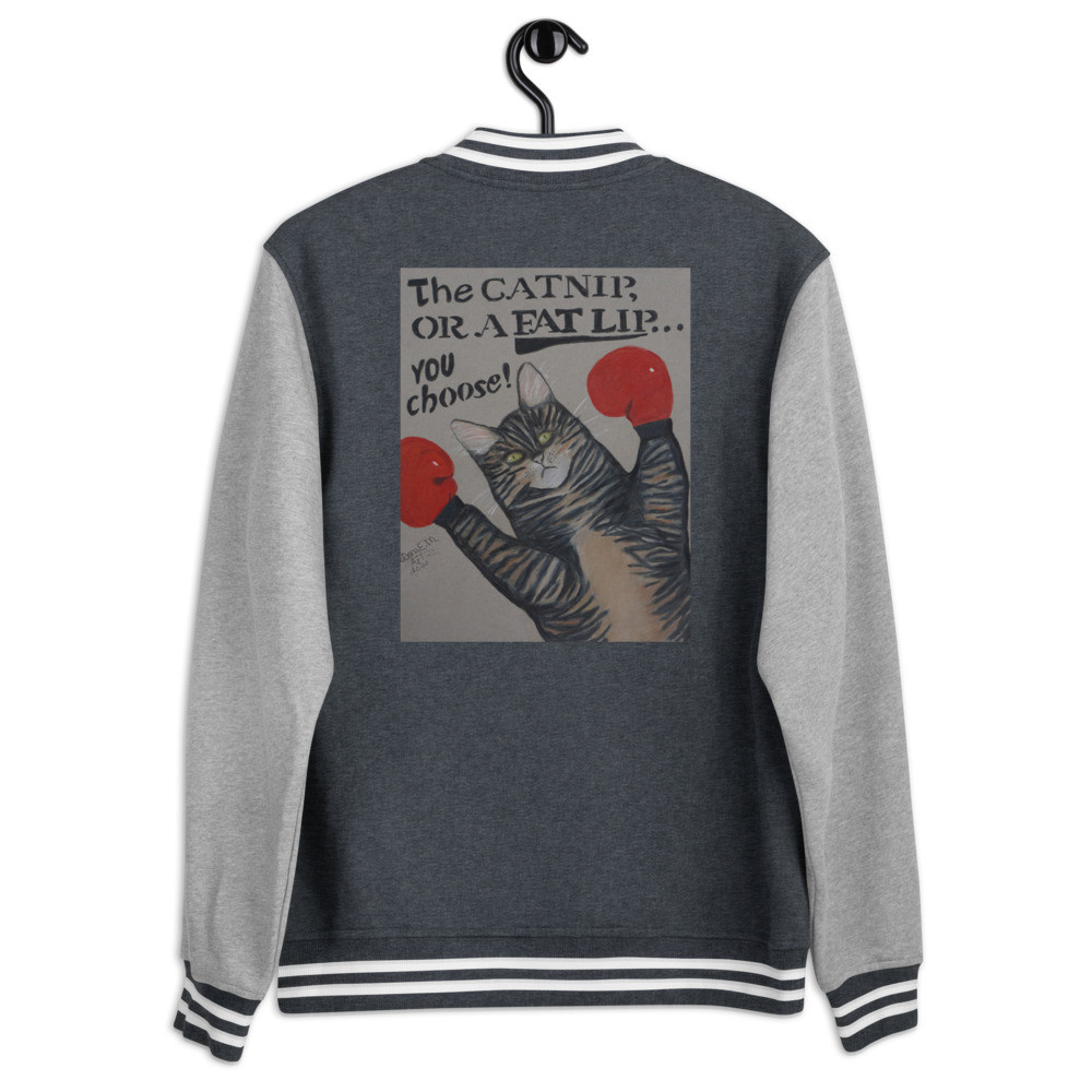 Men's Got Catnip? Letterman Jacket