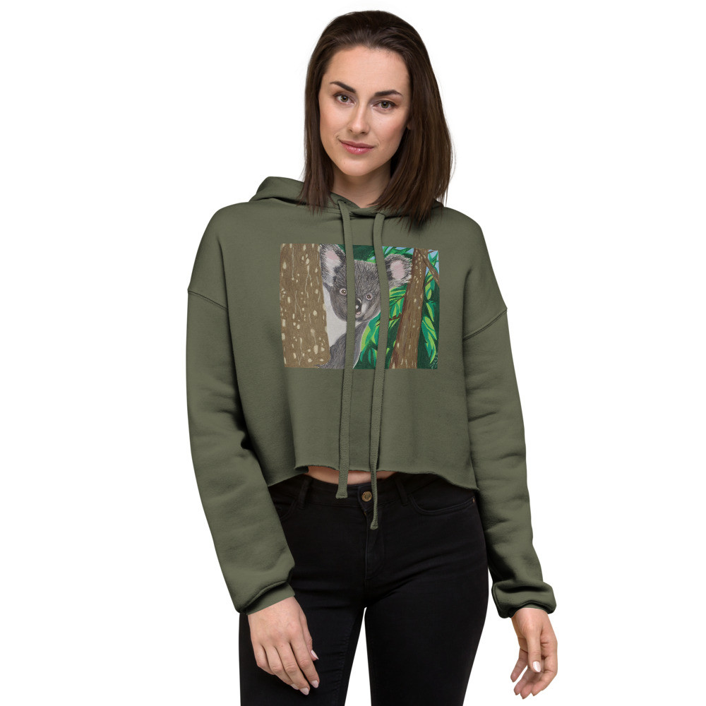 Crop Koala Baby Hoodie