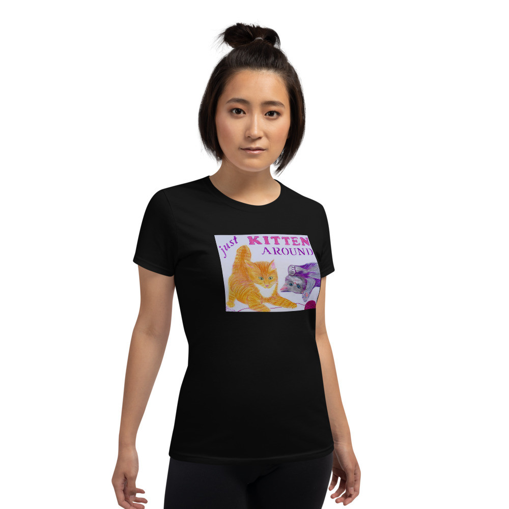 Women's short sleeve Kitten Around t-shirt