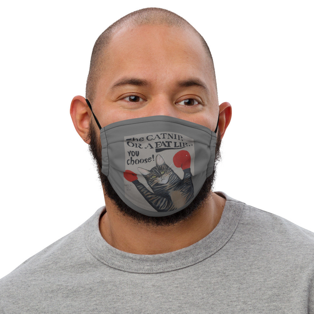 Premium Cat Boxing face mask