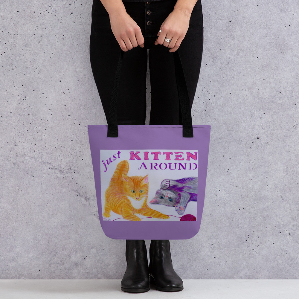 Just Kitten Around Tote Bag