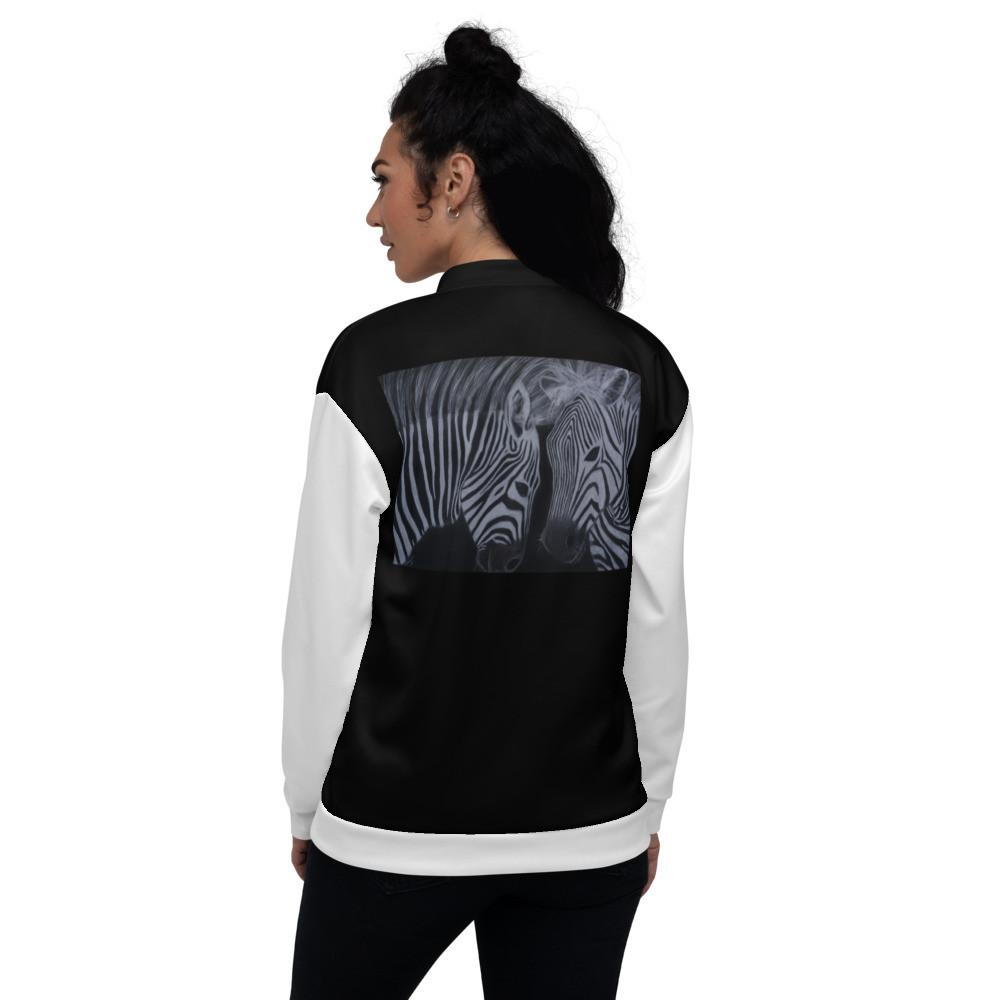 Zebra Love Bomber Jacket