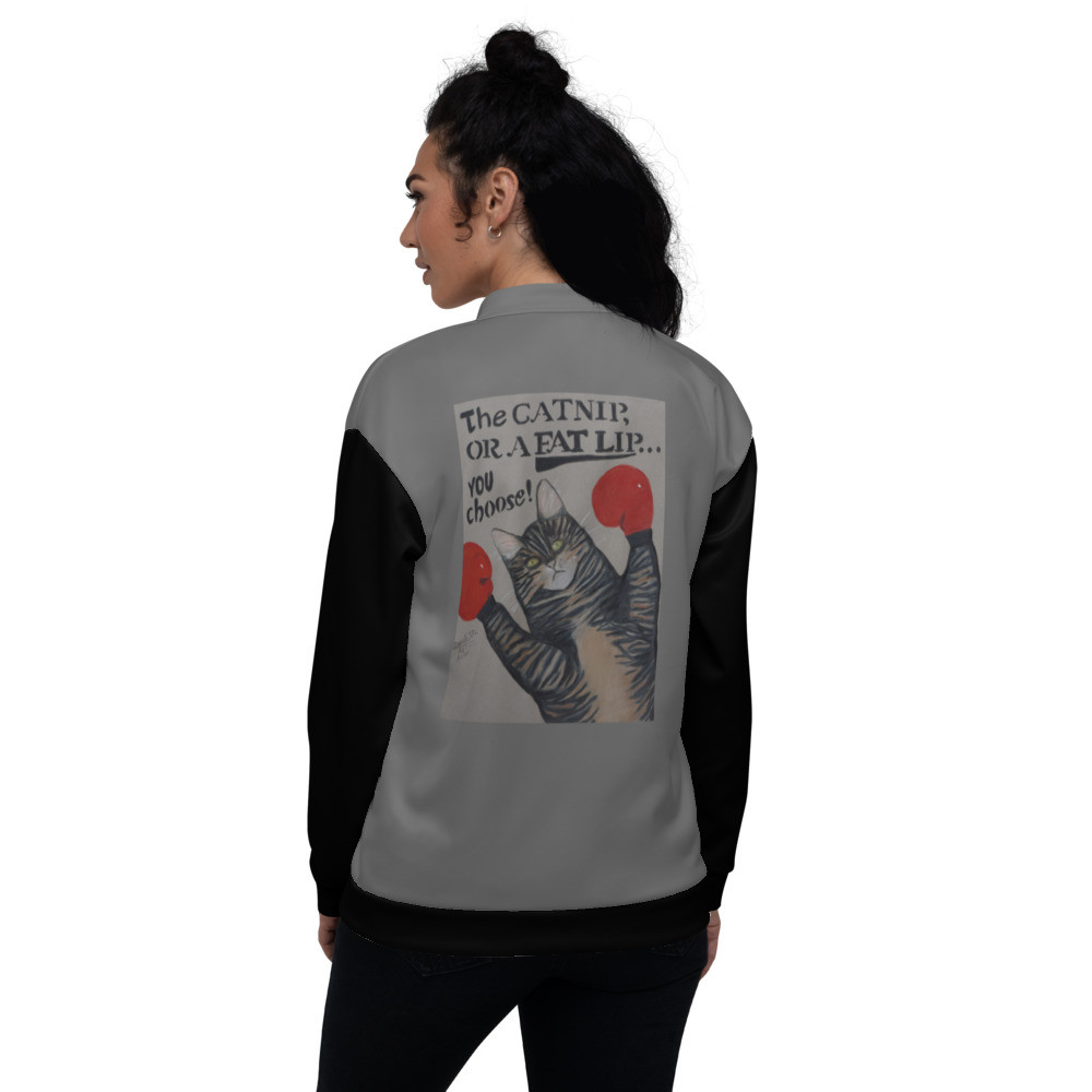 Boxing Cat Bomber Jacket