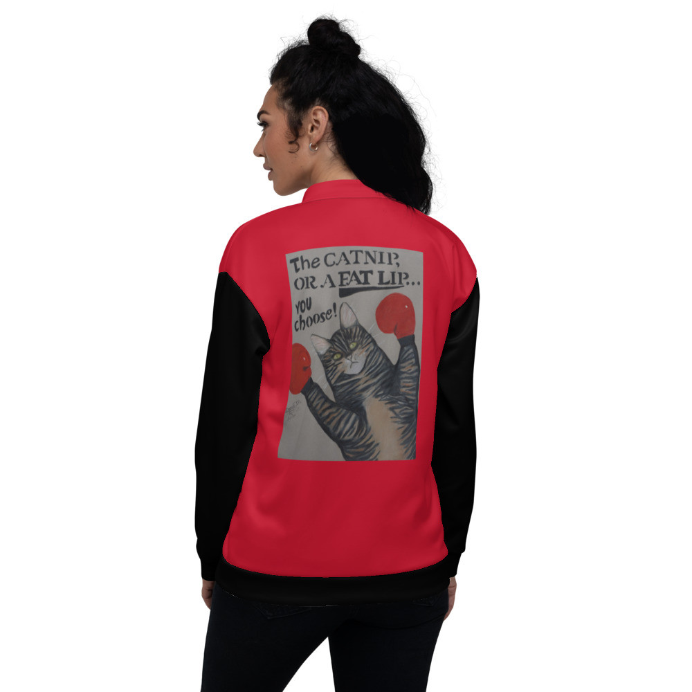 Boxing Cat Bomber Jacket