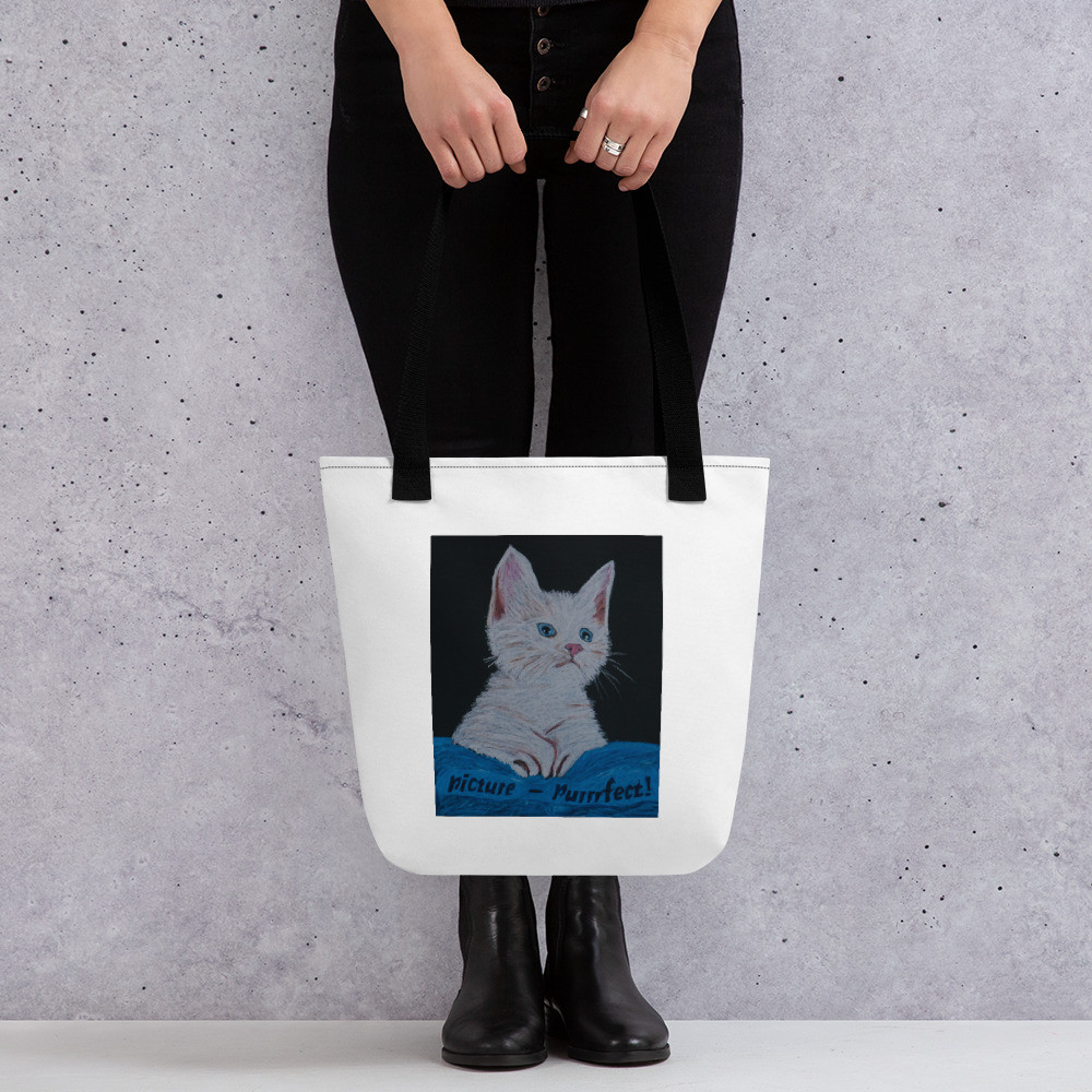 Picture Purrrfect Kitten Tote Bag