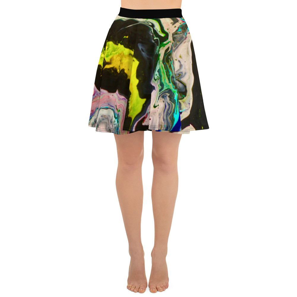 Urban Art Deco Skater Skirt