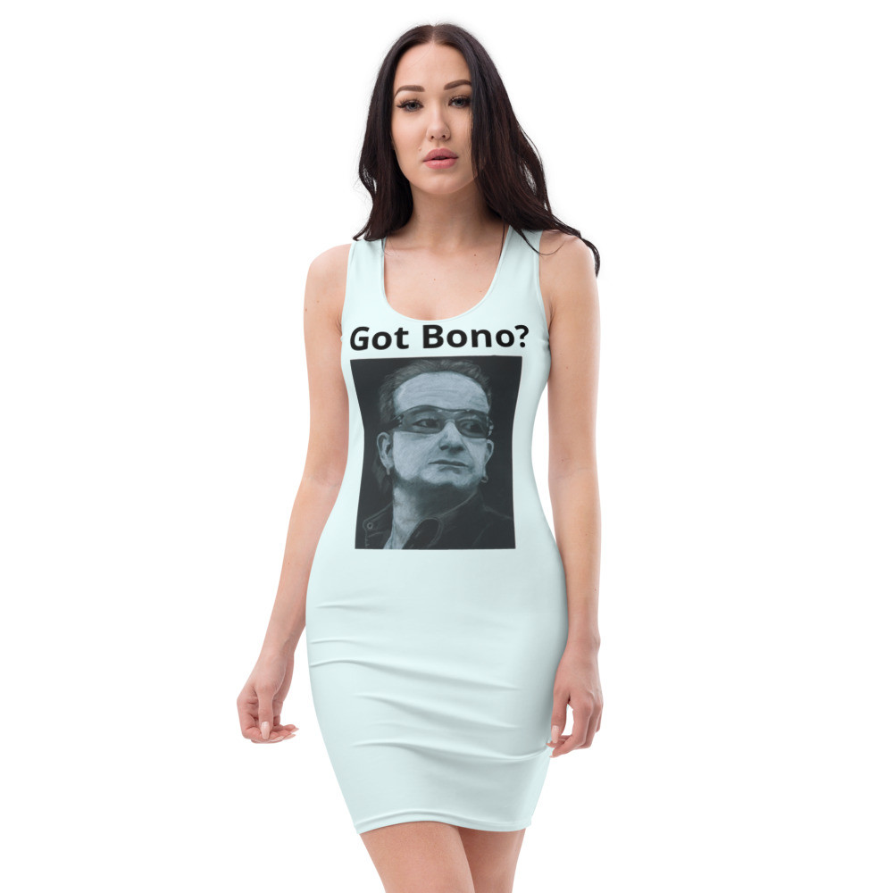 Got Bono? Fitted Dress