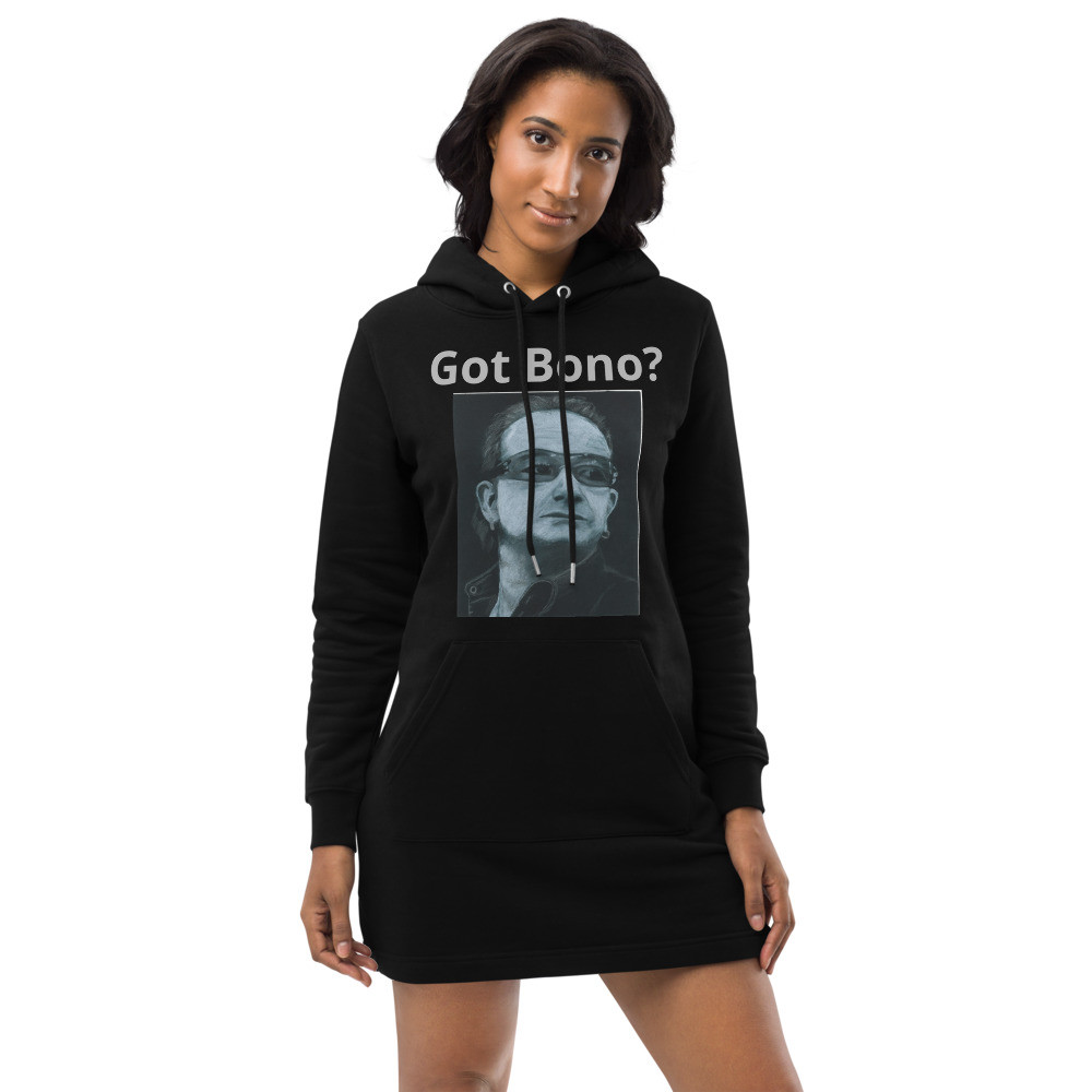 Got Bono? Hoodie dress