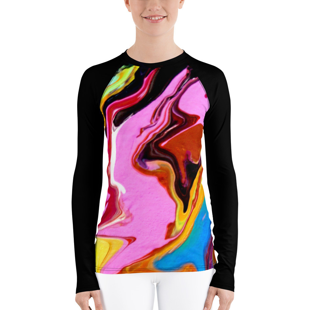 Painted Mod Women's Rash Guard