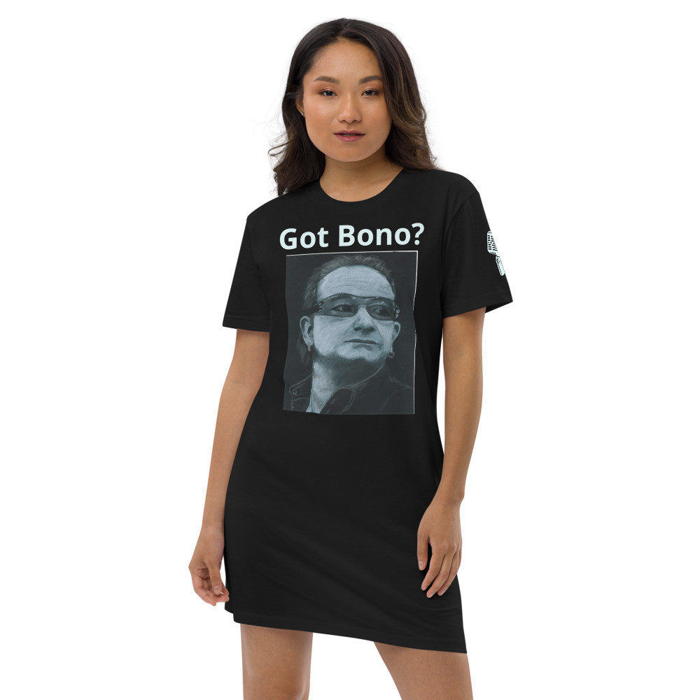 Organic cotton Got Bono? t-shirt dress