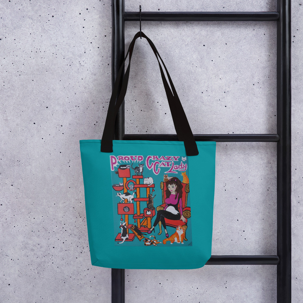 Proud Crazy Cat Lady Tote bag