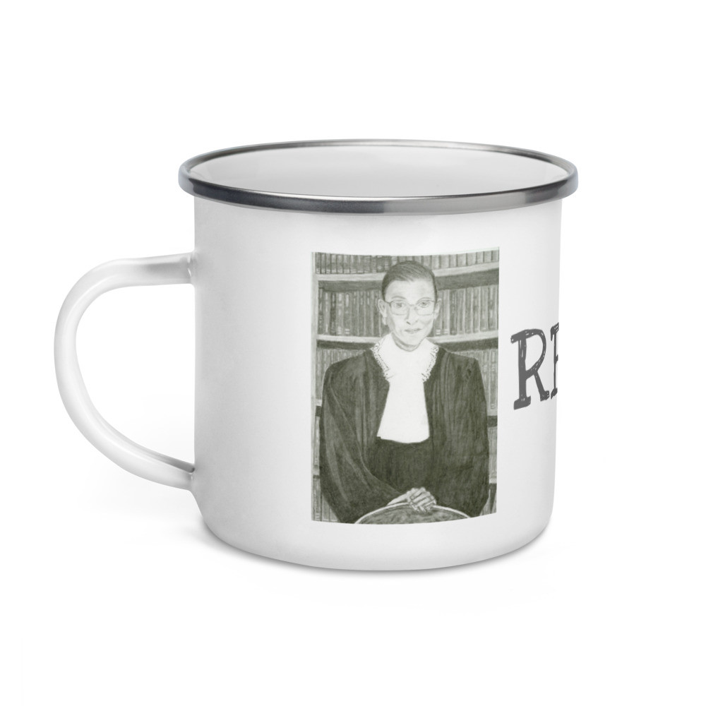 RBG Strong! Enamel Mug