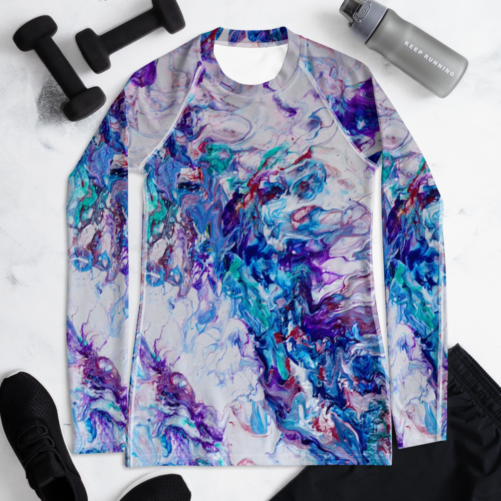 Women's Abstraction Rash Guard