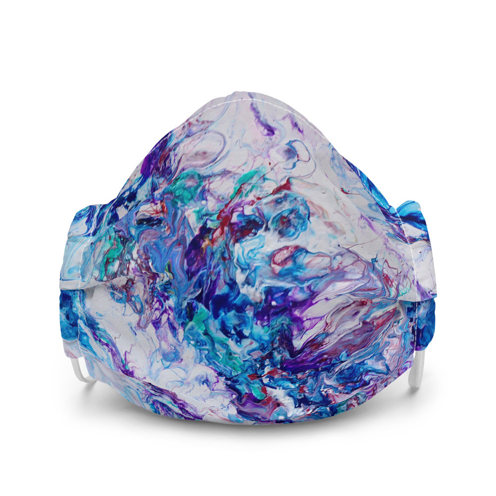Abstraction art Premium face mask