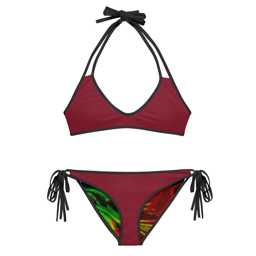 Reversible Hot Lava Bikini