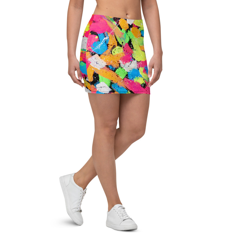 Graffiti Fabulous Mini Skirt