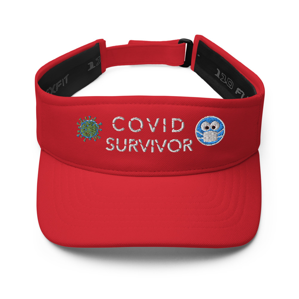 COVID SURVIVOR Visor Dark