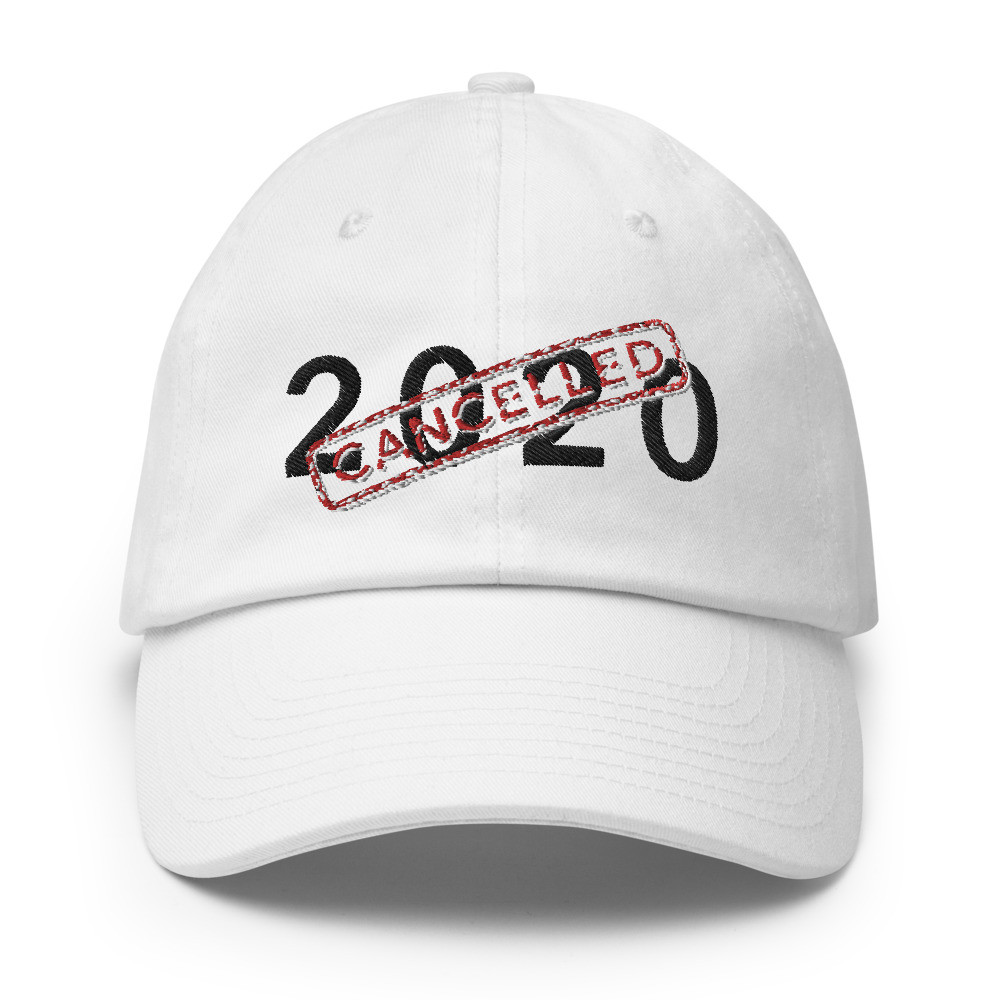 2020 Cancelled Cap White & Blue