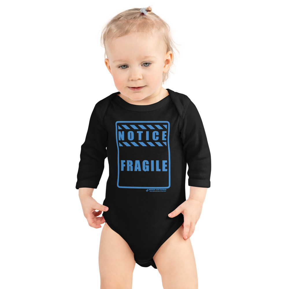NOTICE - FRAGILE - INFANT LONG SLEEVE BODYSUIT