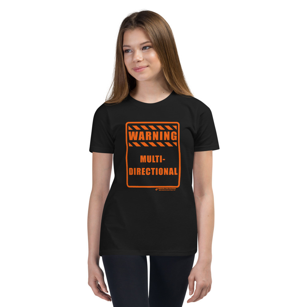WARNING - MULTI-DIRECTIONAL - YOUTH T-SHIRT