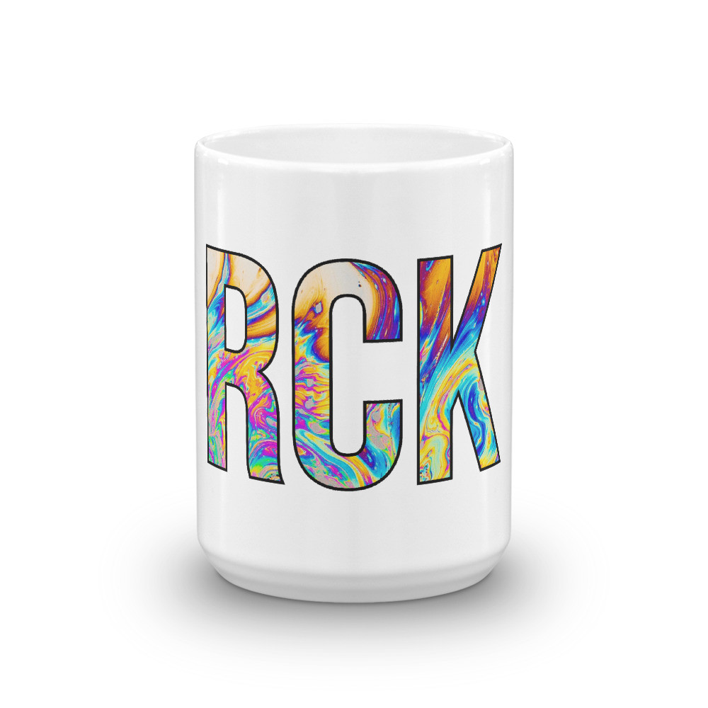 Rose City Kid inked white Mug