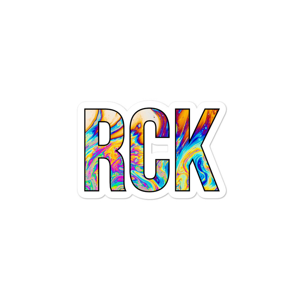 RCK inked Bubble-free stickers